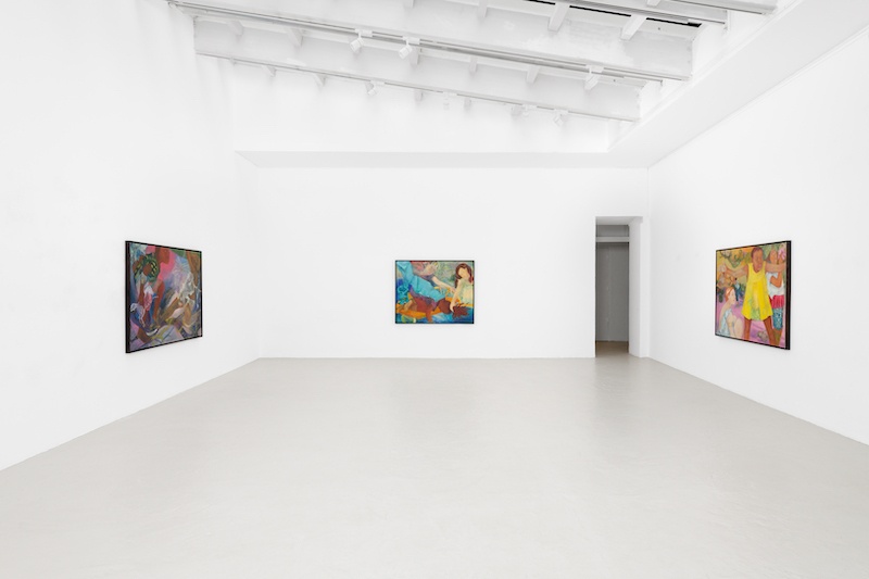 Vue d'exposition Philemona Williamson, The Borders of Innocence, Semiose, Paris - Photos A. Mole. Courtesy Semiose, Paris