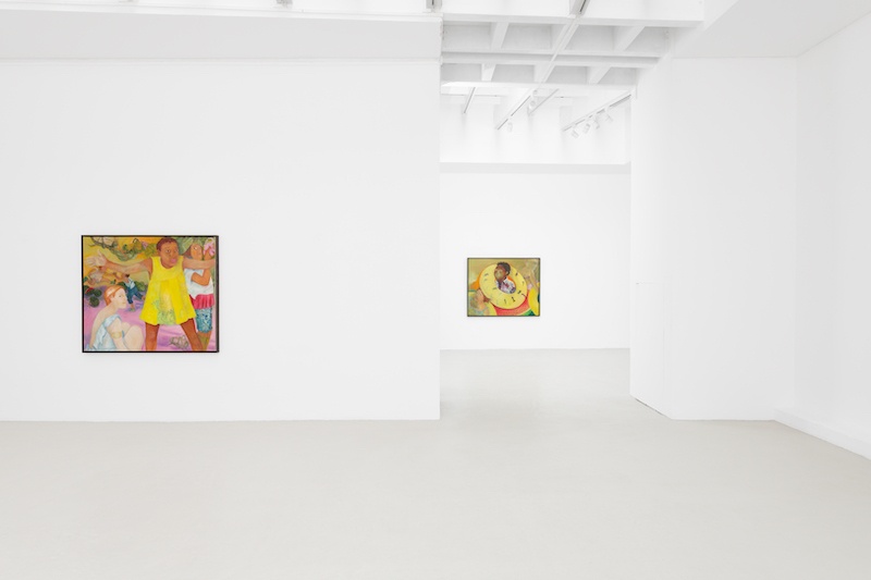 Vue d'exposition Philemona Williamson, The Borders of Innocence, Semiose, Paris - Photos A. Mole. Courtesy Semiose, Paris