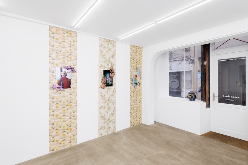 Danser sur les traces - Prix Utopi·e, exhibition view with Kianuë Tran Kiêu and Jordan Roger Barré, Sans titre, Paris