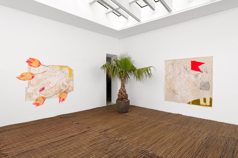 Vue exposition Amy Bravo, I’m going there with you, Semiose, Paris
Photos A. Mole. Courtesy Semiose, Paris