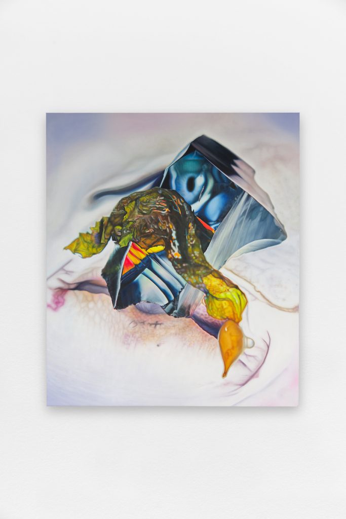 Ánima Correa, Loose Lips Sink Ships, 2024, peinture à l’huile sur lin / oil on linen, 163 x 140 cm. Courtesy the artist. Photo © Aurélien Mole