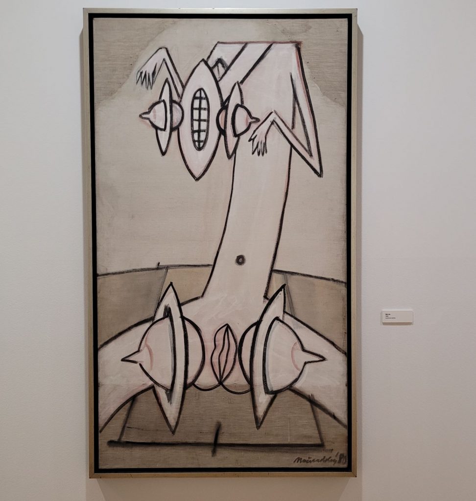 Jiří Načeradský, Biomachine, Huile sur toile, 1980, Collection privée